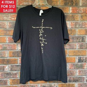 ❤️‍🔥4 For $12❤️‍🔥 💜REPOSH💜 Cross - Faith T-Shirt